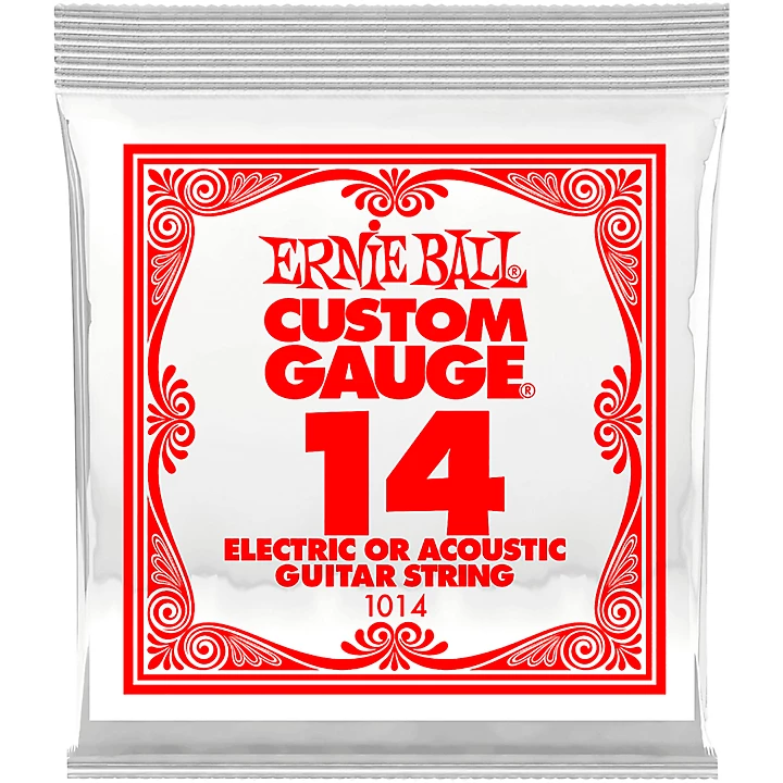 Single Plain Steel Electric or Acoustic Guitar String