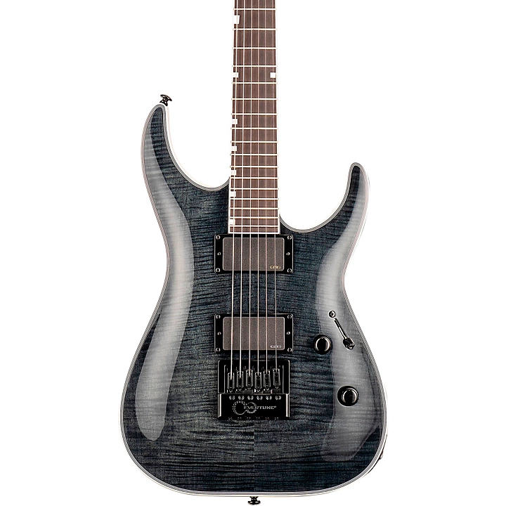 LTD MH 1000 Evertune Electric Guitar Transparent Black