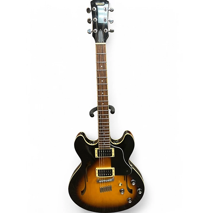 Used Yamaha SA 500 2 Color Sunburst Hollow Body Electric Guitar