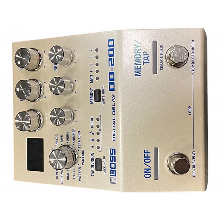 Used BOSS DD200 Digital Delay Effect Pedal