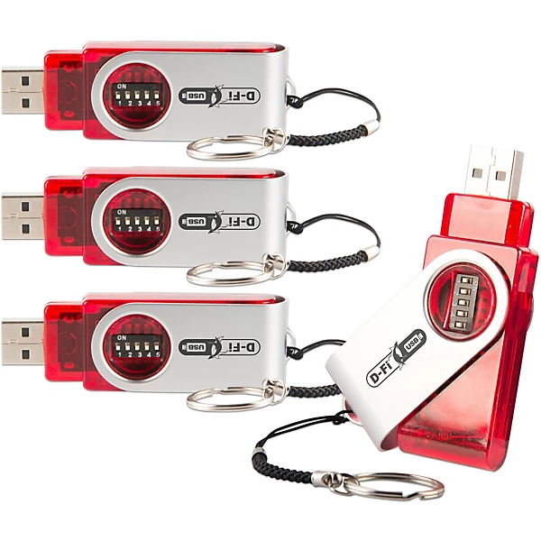 D FI USB 4PK Wireless USB Stage Effect Light Controller 4 Pack
