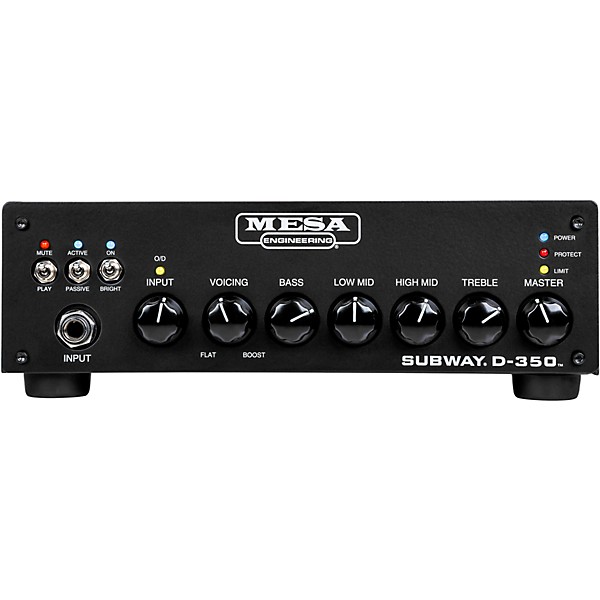 Subway D 350 Ultra Compact Solid State Bass Head Black