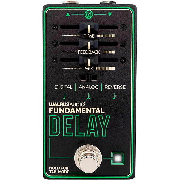 Fundamental Series Delay Effects Pedal Black