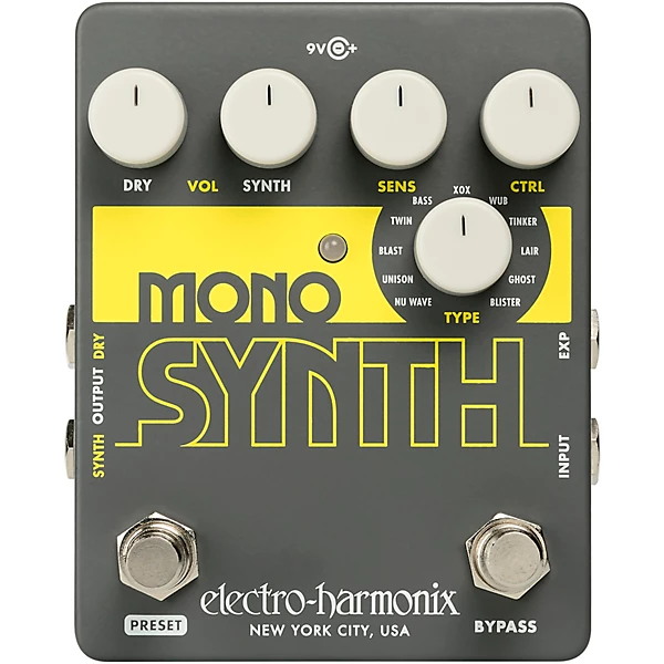 Guitar Mono Synth Effects Pedal