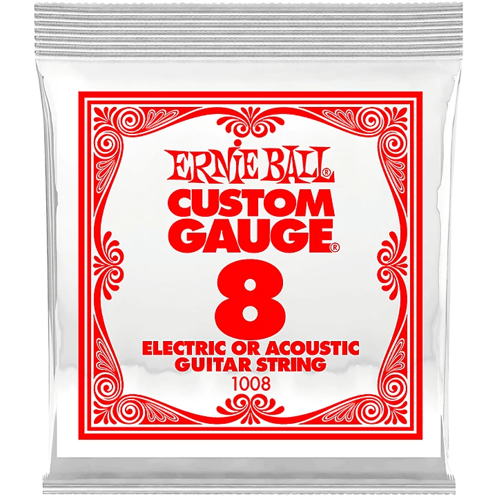 ERNIE BALL 1008 008GA SNGL ELEC STR