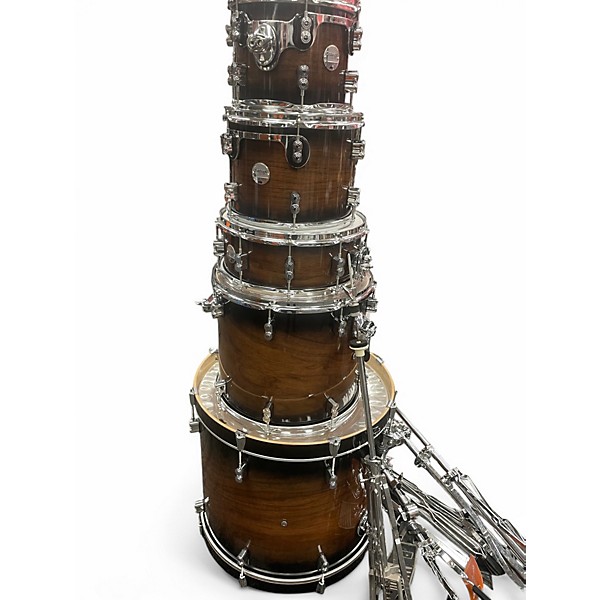 Used PDP by DW 5 Piece Concept Series Walnut Drum Kit
