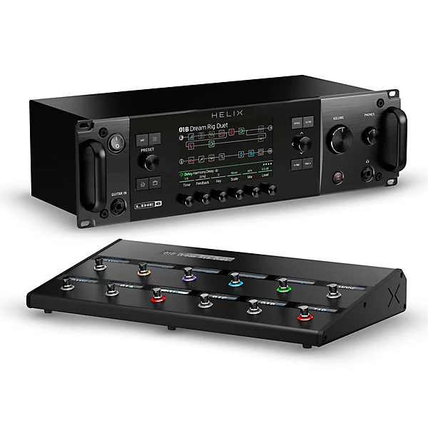 Line 6 Helix Rack Rackmountable Multi Effects Processor With Foot Controller