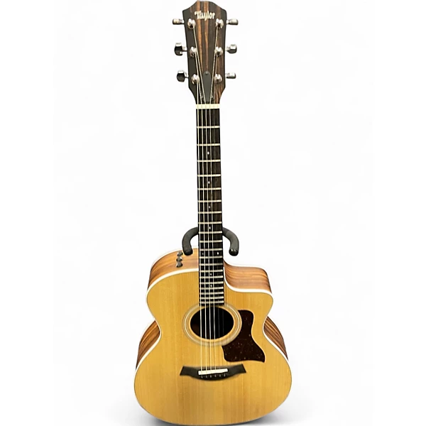 Taylor Used Taylor 214CE Natural Acoustic Electric Guitar