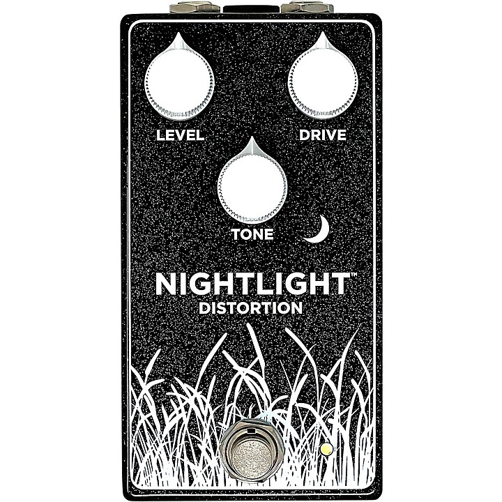 Nightlight Distortion Effects Pedal Black