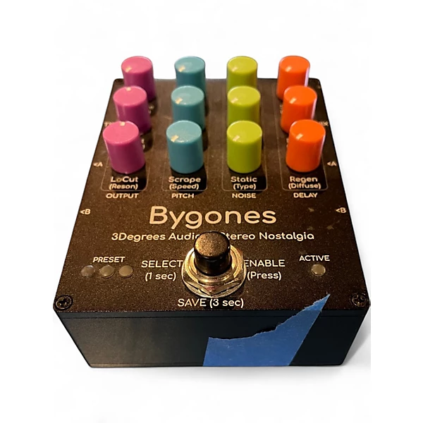 Used 3degrees Audio Bygones Stereo Nostalgia Effect Pedal
