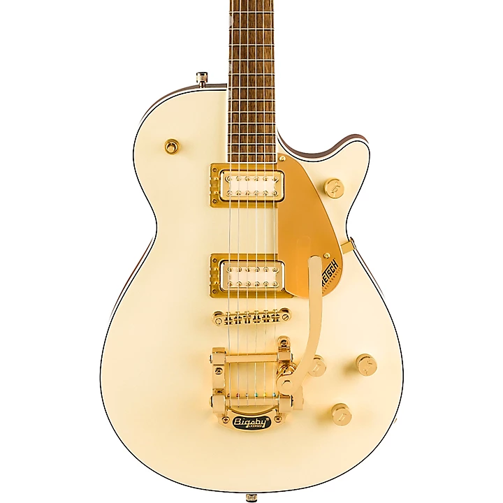 Electromatic Pristine Jet Single Cut Electric Guitar White Gold