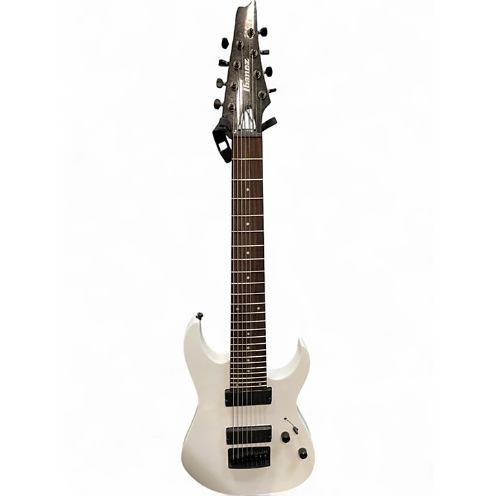 Ibanez Used Ibanez RG8 8 String White Solid Body Electric Guitar