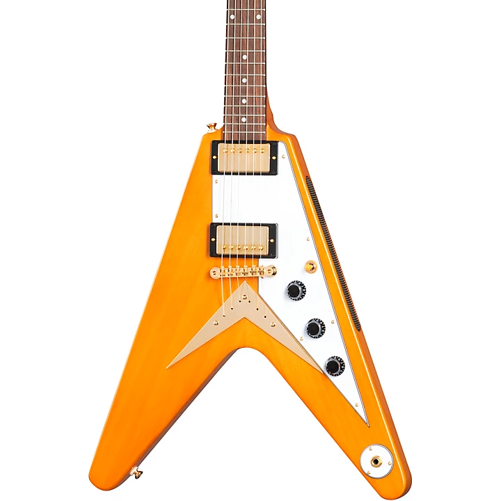 1958 Korina Flying V Outfit Electric Guitar Aged Natural