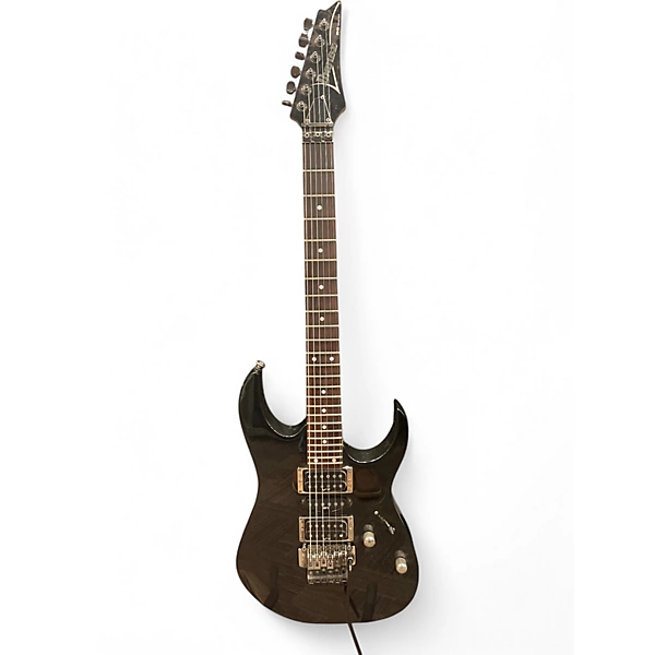 Used 1998 Ibanez RG570 Black Solid Body Electric Guitar