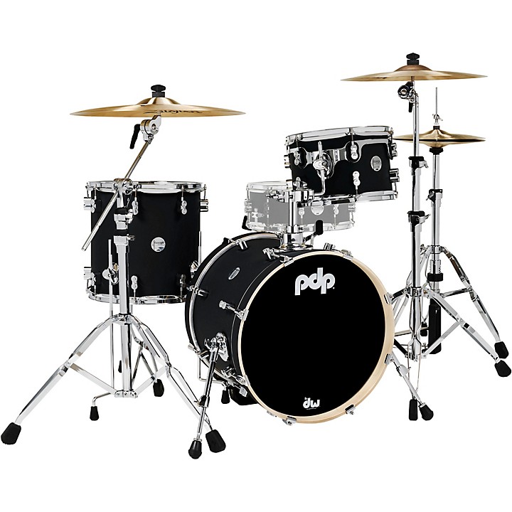 Concept Maple 3 Piece Bop Shell Pack Satin Black