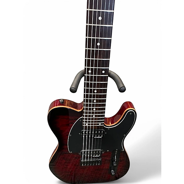 Used Michael Kelly 507 7 RED BURST Solid Body Electric Guitar