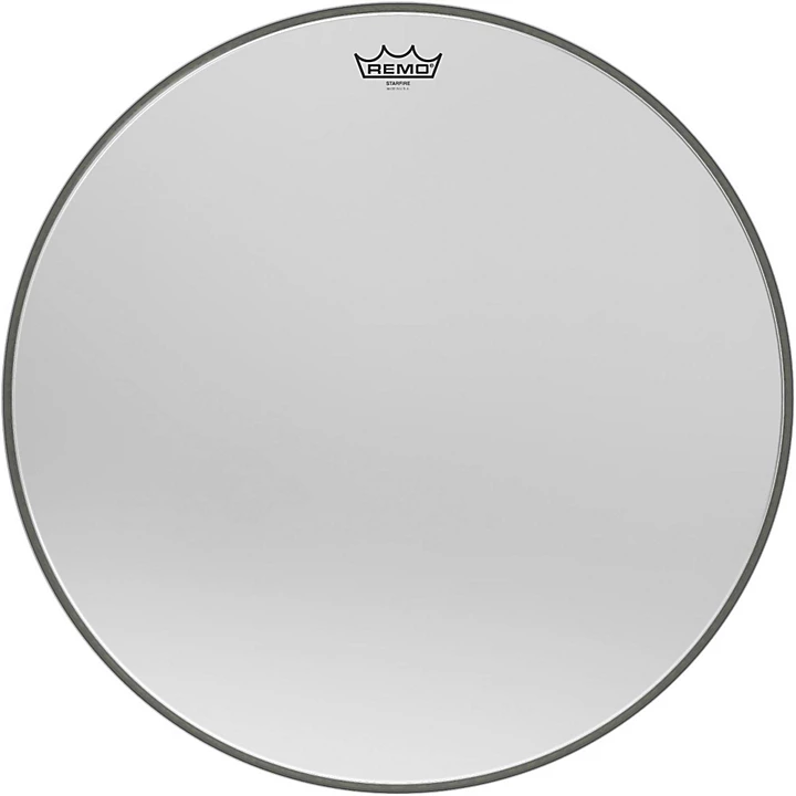 Ambassador Starfire Chrome Bass Drumhead 22 in