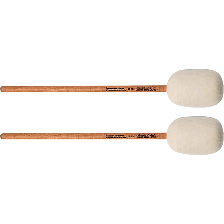 Concert Bass Drum Mallet LIGHT ROLLERS pair