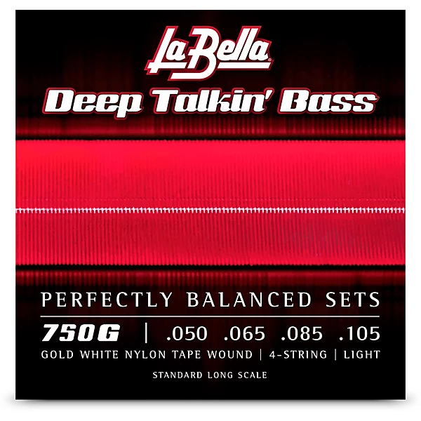 Deep Talkin Gold White Nylon Tape Wound for 4 String Bass