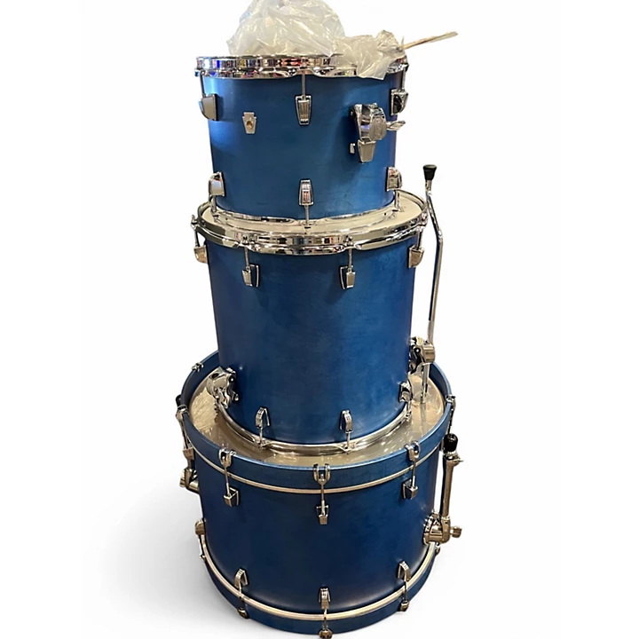 Ludwig Used Ludwig 3 Piece Neusonic Royal Blue Drum Kit.gc
