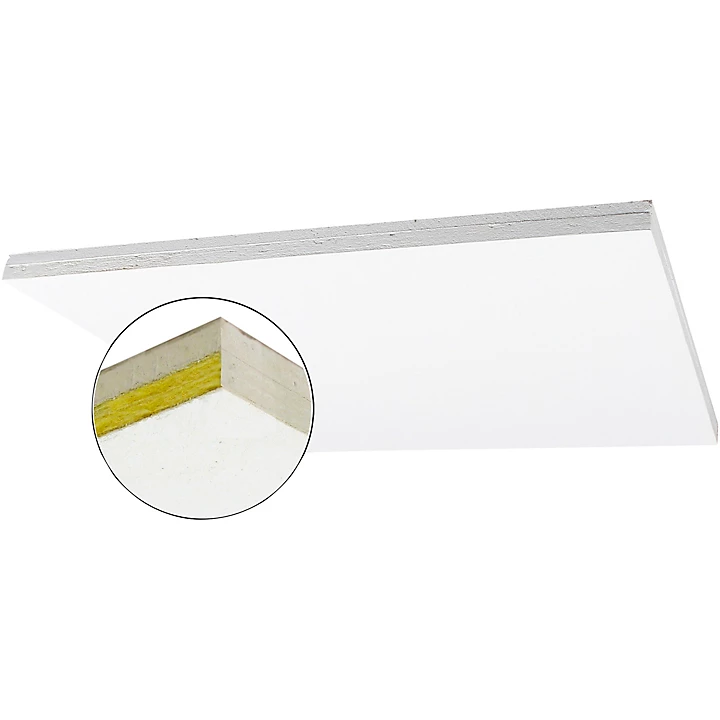 ThunderTile Sound Blocking T Bar Acoustic Panels White 24 x 24 in