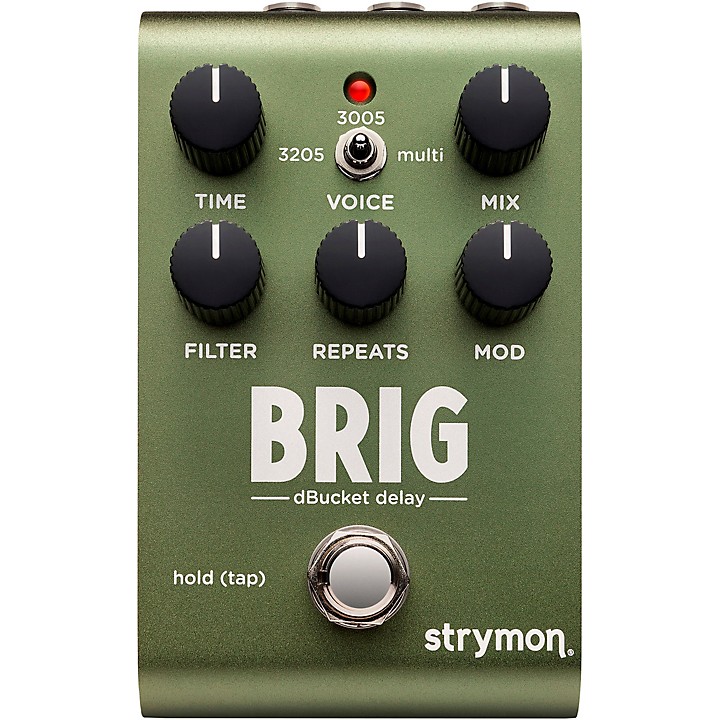 Strymon Brig Multi Voiced dBucket Delay Effects Pedal Green