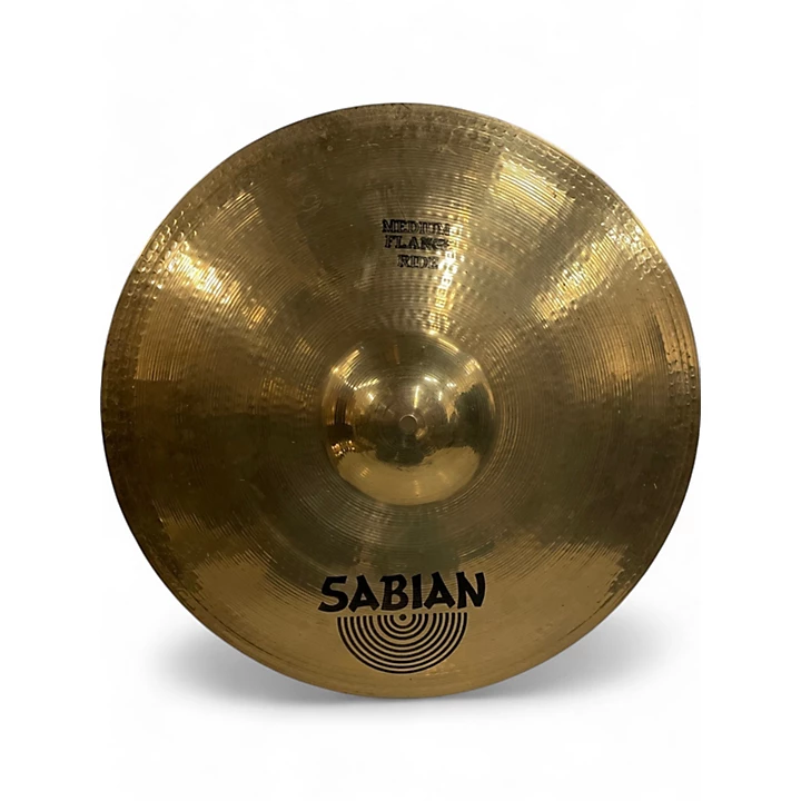 SABIAN Used SABIAN MEDIUM FLANGE RIDE Cymbal.gc