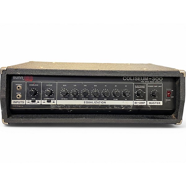 Used Sunn Coliseum 300 Bass Amp Head
