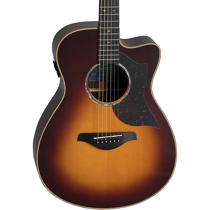 Yamaha AC5R DLX Concert Acoustic Electric Guitar Brown Sunburst