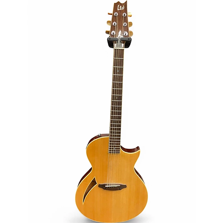 ESP Used ESP LTD ARC6 Natural Acoustic Electric Guitar.gc