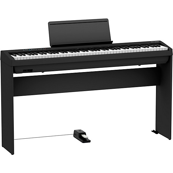 FP 30X Digital Piano With Matching Stand and DP 10 Damper Pedal Black