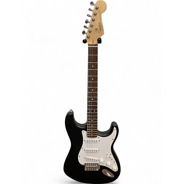 Used Squier Bullet Stratocaster Black Solid Body Electric Guitar