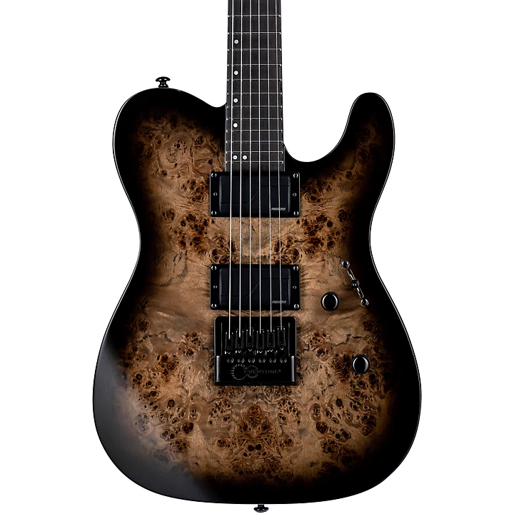ESP TE 1000 EverTune BP Electric Guitar Charcoal Burst