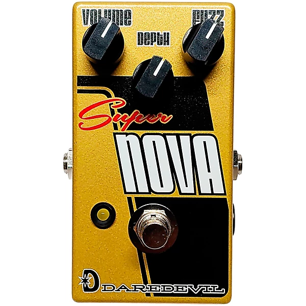Supernova Fuzz Effects Pedal Gold