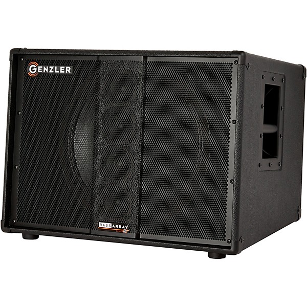 Bass Array Series 2 Slant 1X15 Line Array Bass Speaker Cabinet Black