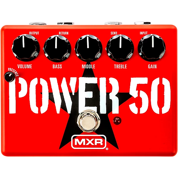 Tom Morello Power 50 Overdrive Effects Pedal Red