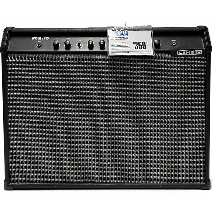 Used Line 6 Spider V 240 2x12 Guitar Combo Amp