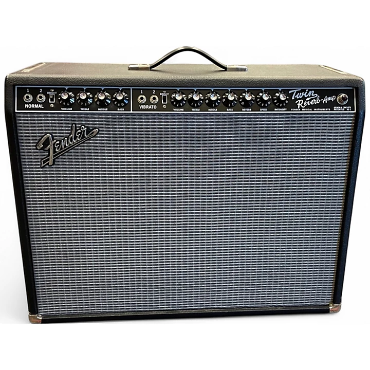 Used Fender 1965 Reissue Twin Reverb 85W 2x12 Tube Guitar Combo Amp