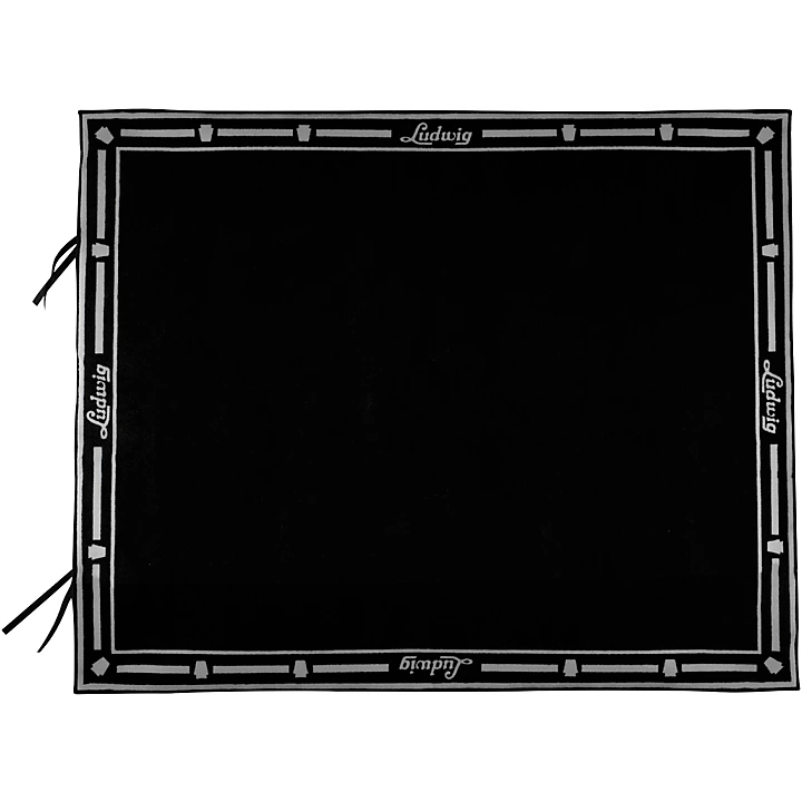 Script Logo Drum Rug Black