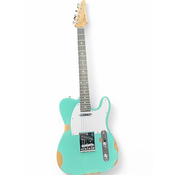 Lyman Used Lyman LT200 Blue Solid Body Electric Guitar.gc