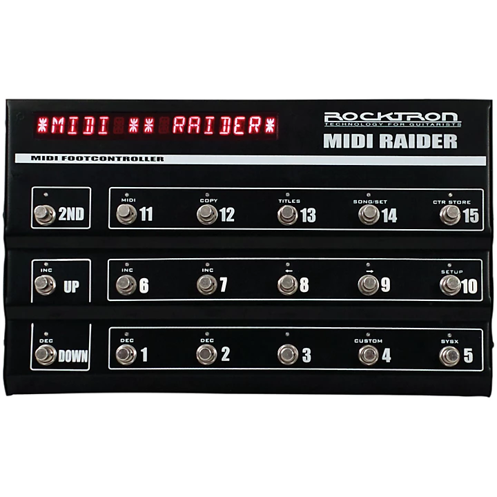 MIDI Raider MIDI Footcontroller Pedal