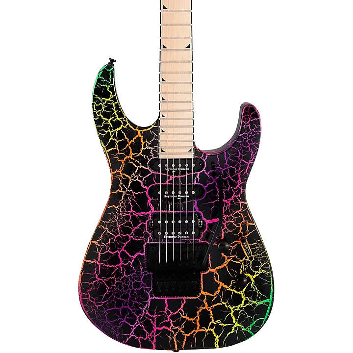 Pro Series Soloist SL3M Electric Guitar Rainbow Crackle