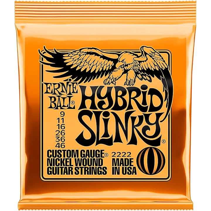 2222 Nickel Hybrid Slinky Electric Guitar Strings