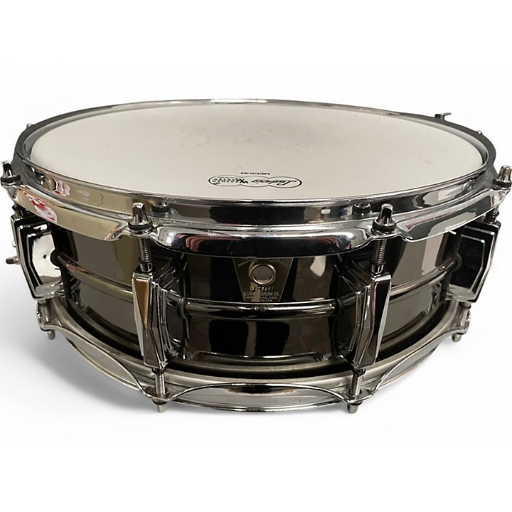 Ludwig Used Ludwig 55X14 Black Beauty Snare Nickel Drum.gc