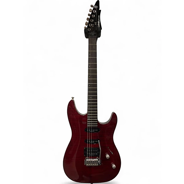 Laguna Used Laguna LE422 Trans Red Solid Body Electric Guitar.gc