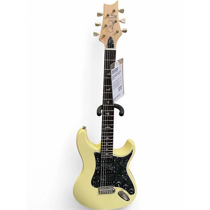 Used PRS SE Silver Sky Moon White Solid Body Electric Guitar