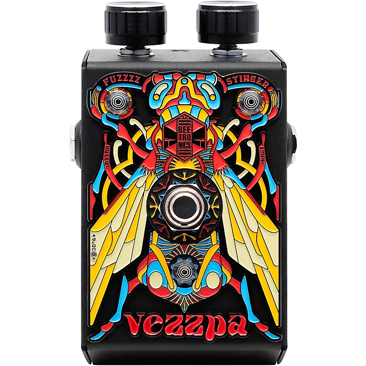 Beetronics FX Vezzpa Octave Stinger Fuzz Effects Pedal Black