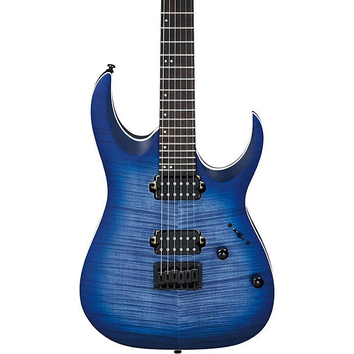 RGA series RGA42FM Electric Guitar Flat Blue Lagoon Burst
