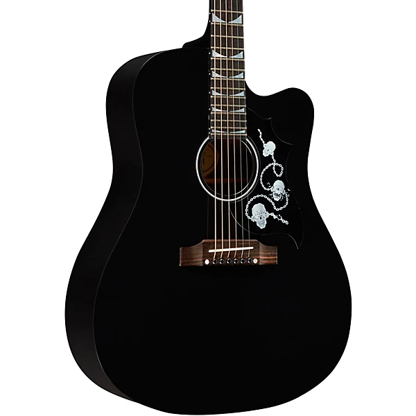 Dave Mustaine Songwriter Acoustic Electric Guitar Ebony