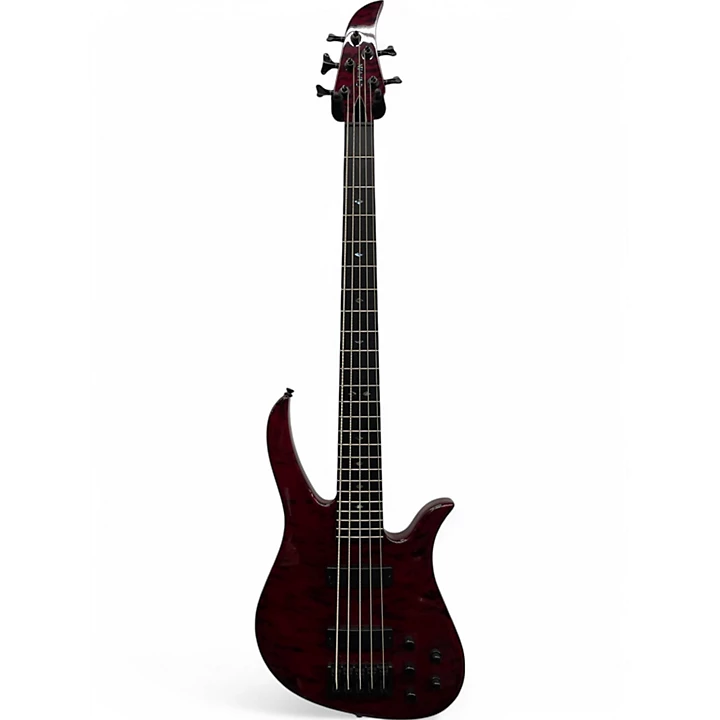 Carvin Used Carvin BB25 Brian Bromberg Trans Red Electric Bass Guitar.gc